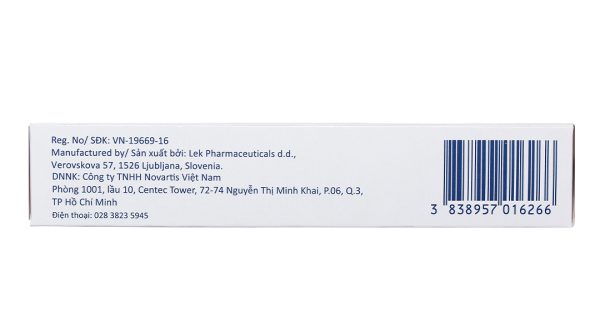 NifeHEXAL 30 LA trị tăng huyết áp, dự phòng trị đau thắt ngực (3 vỉ x 10 viên)