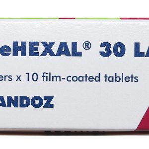 NifeHEXAL 30 LA trị tăng huyết áp, dự phòng trị đau thắt ngực (3 vỉ x 10 viên)