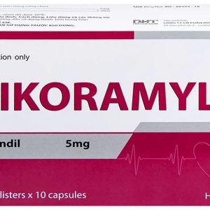Nikoramyl 5 phòng và điều trị cơn đau thắt ngực (3 vỉ x 10 viên)