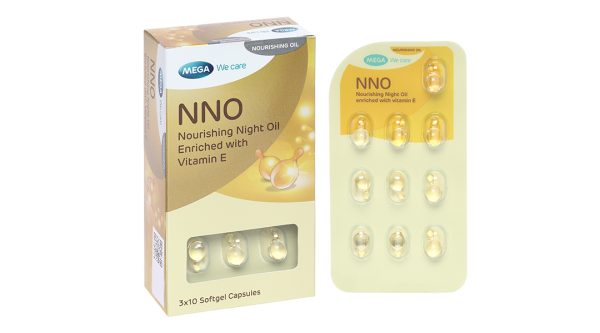 Dầu dưỡng da ban đêm NNO Nourishing giữ ẩm, ngừa nếp nhăn hộp 30 viên