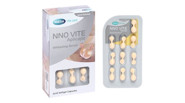 Serum NNO Vite Aplicapz dưỡng trắng da hộp 3 vỉ x 10 viên