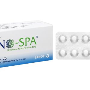 No-Spa 40mg giảm đau do co thắt tiêu hóa (5 vỉ x 10 viên)