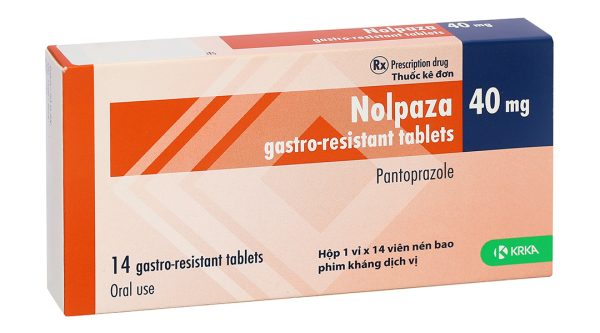 Nolpaza 40mg điều trị loét đường tiêu hoá, trào ngược dạ dày (1 vỉ x 14 viên)