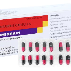 Nomigrain 5mg trị dự phòng đau nửa đầu (5 vỉ x 20 viên)