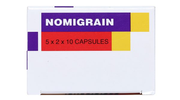 Nomigrain 5mg trị dự phòng đau nửa đầu (5 vỉ x 20 viên)