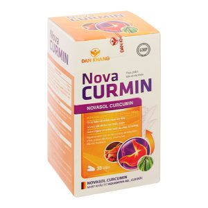 Nova Curmin giảm nguy cơ viêm loét dạ dày, tá tràng hộp 30 viên