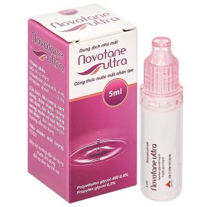 Dung dịch nhỏ mắt Novotane ultra làm dịu mắt, giảm tình trạng kích ứng mắt chai 5ml