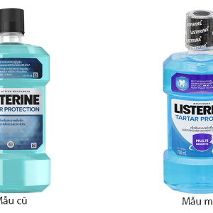 Nước súc miệng Listerine Tartar Protection ngừa mảng bám chai 750ml