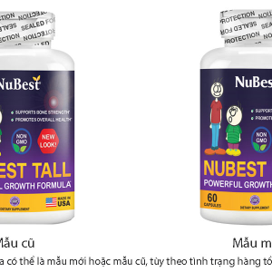 NuBest Tall hỗ trợ phát triển chiều cao lọ 60 viên