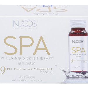 Nước uống Nucos Spa hạn chế lão hóa, làm đẹp da hộp 10 chai x 50ml