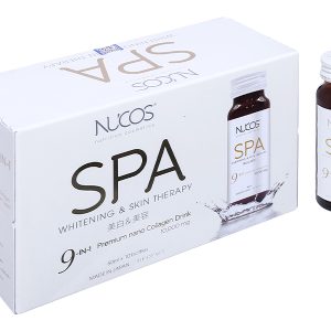 Nước uống Nucos Spa hạn chế lão hóa, làm đẹp da hộp 10 chai x 50ml