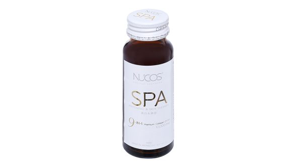 Nước uống Nucos Spa hạn chế lão hóa, làm đẹp da hộp 10 chai x 50ml