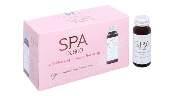Nước uống Nucos Spa 13.500 hạn chế lão hóa, làm đẹp da hộp 10 chai x 50ml