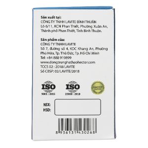 Nước uống đông trùng hạ thảo Hector Sâm bồi bổ sức khỏe, tăng đề kháng hộp 10 chai x 50ml