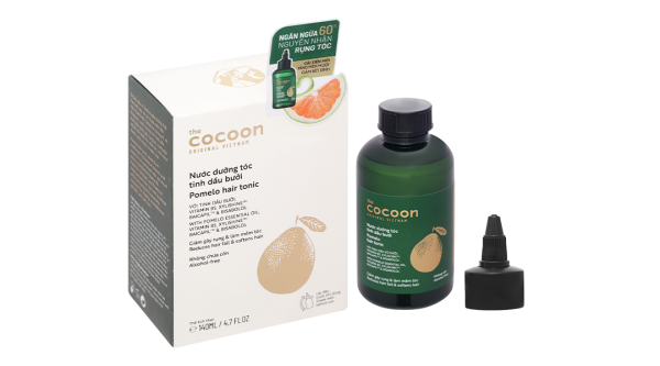 Nước dưỡng tóc tinh dầu bưởi Cocoon giảm gãy rụng, làm mềm tóc chai 140ml