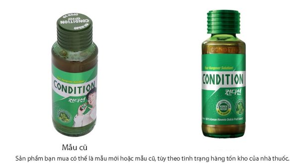 Nước giải rượu Kolmar Condition hỗ trợ giải độc gan, bảo vệ gan chai 100ml