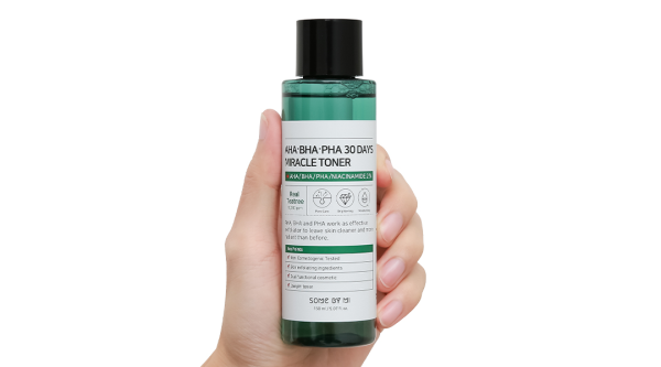 Nước hoa hồng Some By Mi AHA-BHA-PHA 30 Days Miracle Toner ngăn ngừa mụn chai 150ml