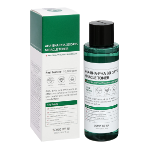 Nước hoa hồng Some By Mi AHA-BHA-PHA 30 Days Miracle Toner ngăn ngừa mụn chai 150ml
