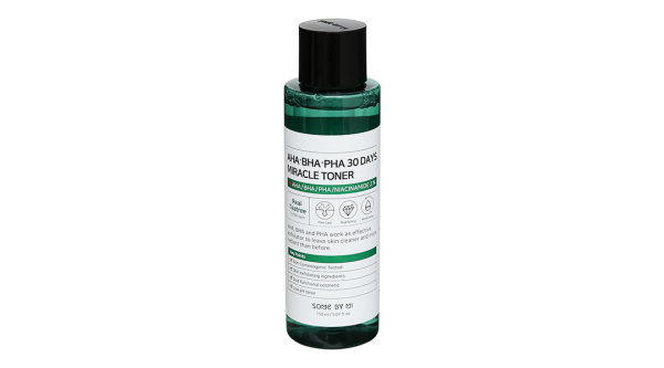 Nước hoa hồng Some By Mi AHA-BHA-PHA 30 Days Miracle Toner ngăn ngừa mụn chai 150ml