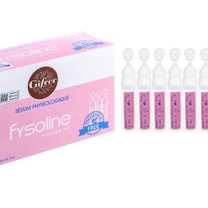 Nước muối sinh lý Fysoline đẳng trương làm sạch mắt, mũi (40 ống x 5ml)