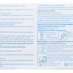 Nước muối sinh lý Fysoline đẳng trương làm sạch mắt, mũi (40 ống x 5ml)