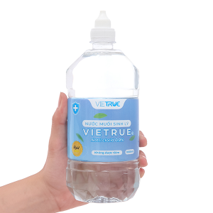 Nước muối Vietrue sát khuẩn, súc miệng chai 1000ml