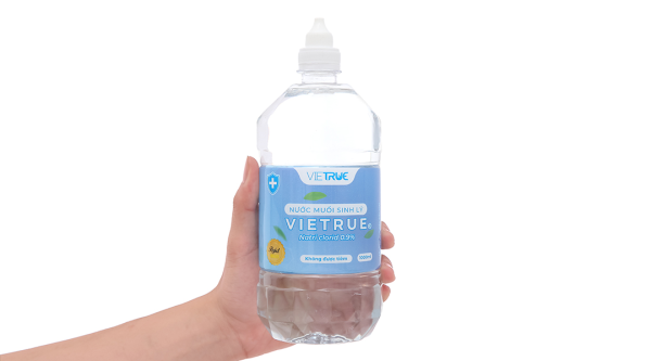 Nước muối Vietrue sát khuẩn, súc miệng chai 1000ml