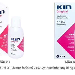 Dung dịch súc miệng Kin Gingival ngừa viêm nướu, sâu răng chai 250ml