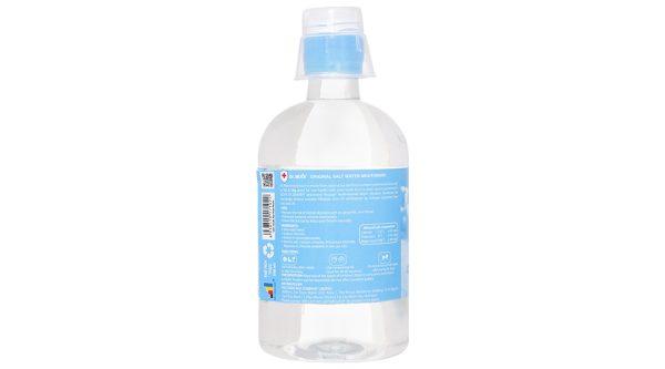 Nước súc miệng Dr. Muối ngừa vi khuẩn, giảm mùi hôi miệng chai 500ml