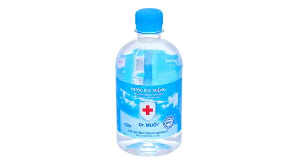 Nước súc miệng Dr. Muối ngừa vi khuẩn, giảm mùi hôi miệng chai 500ml