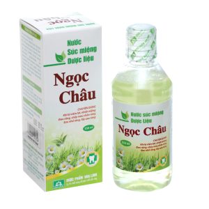 Nước súc miệng dược liệu Ngọc Châu làm sạch, khử mùi hôi chai 350ml