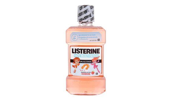 Nước súc miệng Listerine Kids Mouthwash ngừa sâu răng, sạch mảng bám chai 250ml