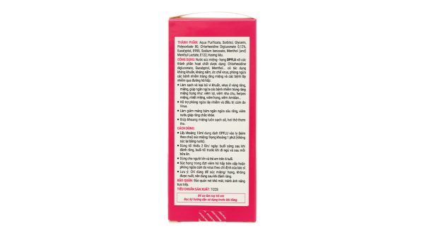 Nước súc miệng Opflu kháng khuẩn, bảo vệ răng miệng chai 250ml