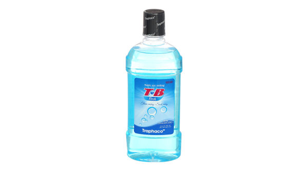 Nước súc miệng TB Fresh hỗ trợ trị sâu răng, viêm họng chai 500ml