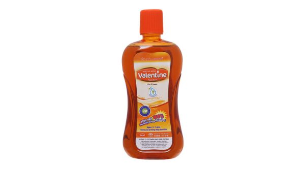 Nước súc miệng Valentine ngừa hôi miệng, giảm nhiệt miệng chai 500ml