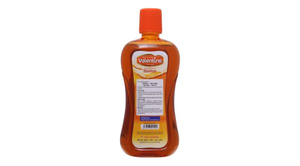 Nước súc miệng Valentine ngừa hôi miệng, giảm nhiệt miệng chai 500ml