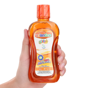Nước súc miệng Valentine Kiddy ngừa hôi miệng, giảm nhiệt miệng chai 250ml