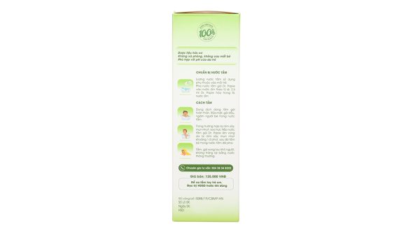 Nước tắm gội thảo dược Dr.Papie ngừa rôm sảy, mẩn ngứa cho bé chai 230ml
