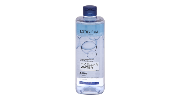 Nước tẩy trang L'Oréal Micellar Water 3 in 1 làm sạch sâu cho da trang điểm chai 400ml