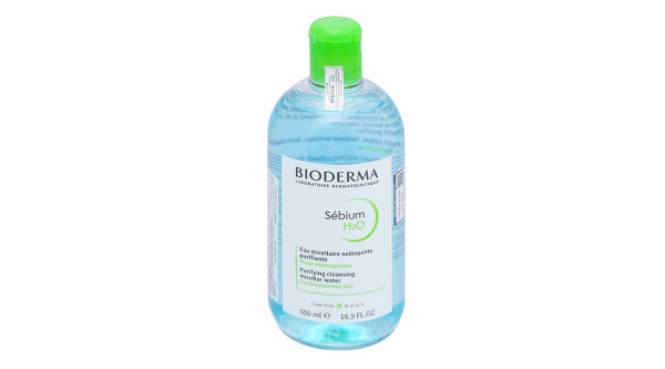 Nước tẩy trang Bioderma Sébium H2O làm sạch sâu cho da dầu và da hỗn hợp chai 500ml