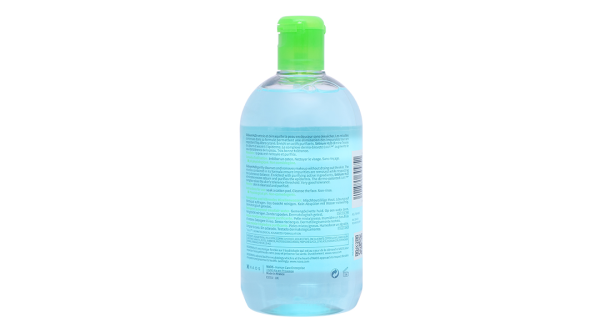 Nước tẩy trang Bioderma Sébium H2O làm sạch sâu cho da dầu và da hỗn hợp chai 500ml