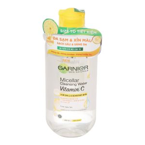 Nước tẩy trang Garnier Vitamin C giúp làm sạch, sáng da chai 400ml