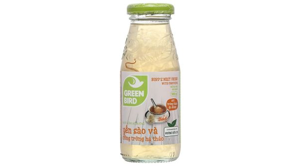 Nước yến sào và đông trùng hạ thảo Green Bird chai 185ml