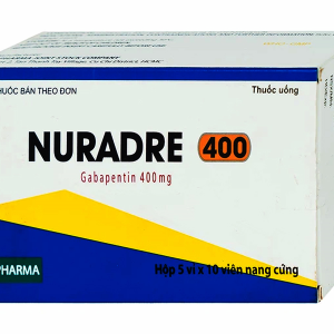 Nuradre 400mg trị động kinh cục bộ (5 vỉ x 10 viên)