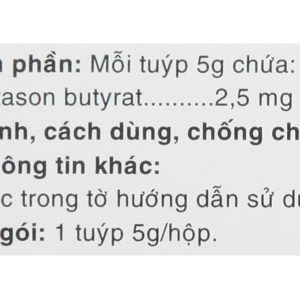 Kem bôi Nuvats trị viêm da tuýp 5g
