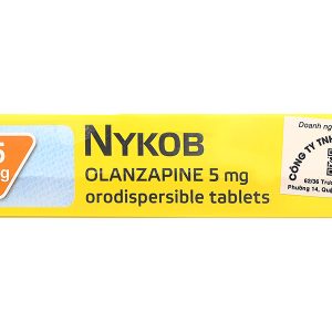 Nykob 5mg trị tâm thần phân liệt, rối loạn lưỡng cực (4 vỉ x 7 viên)