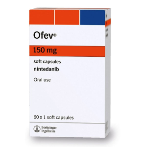 Ofev 150mg điều trị ung thư phổi không tế bào nhỏ (6 vỉ x 10 viên)