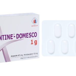 Ofmantine - Domesco 1g trị nhiễm khuẩn (2 vỉ x 7 viên)