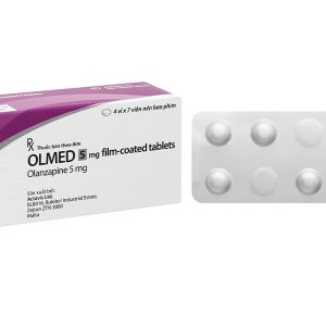 Olmed 5mg trị tâm thần phân liệt (4 vỉ x 7 viên)