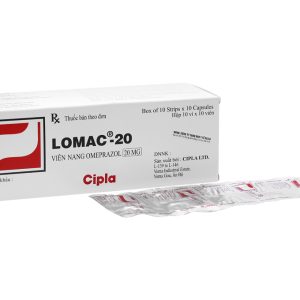 Lomac-20 trị viêm loét dạ dày, tá tràng (10 vỉ x 10 viên)